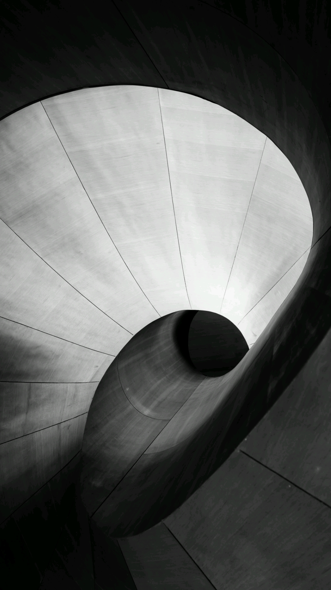 Abstract Spiral Staircase
