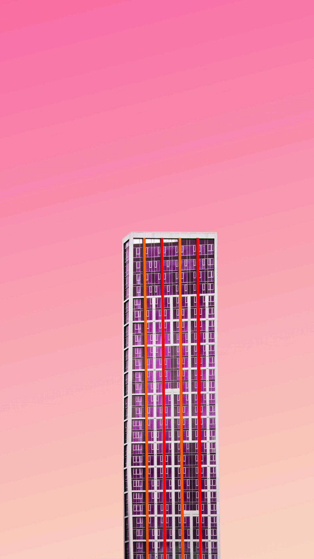 Urban Skyline at Sunset