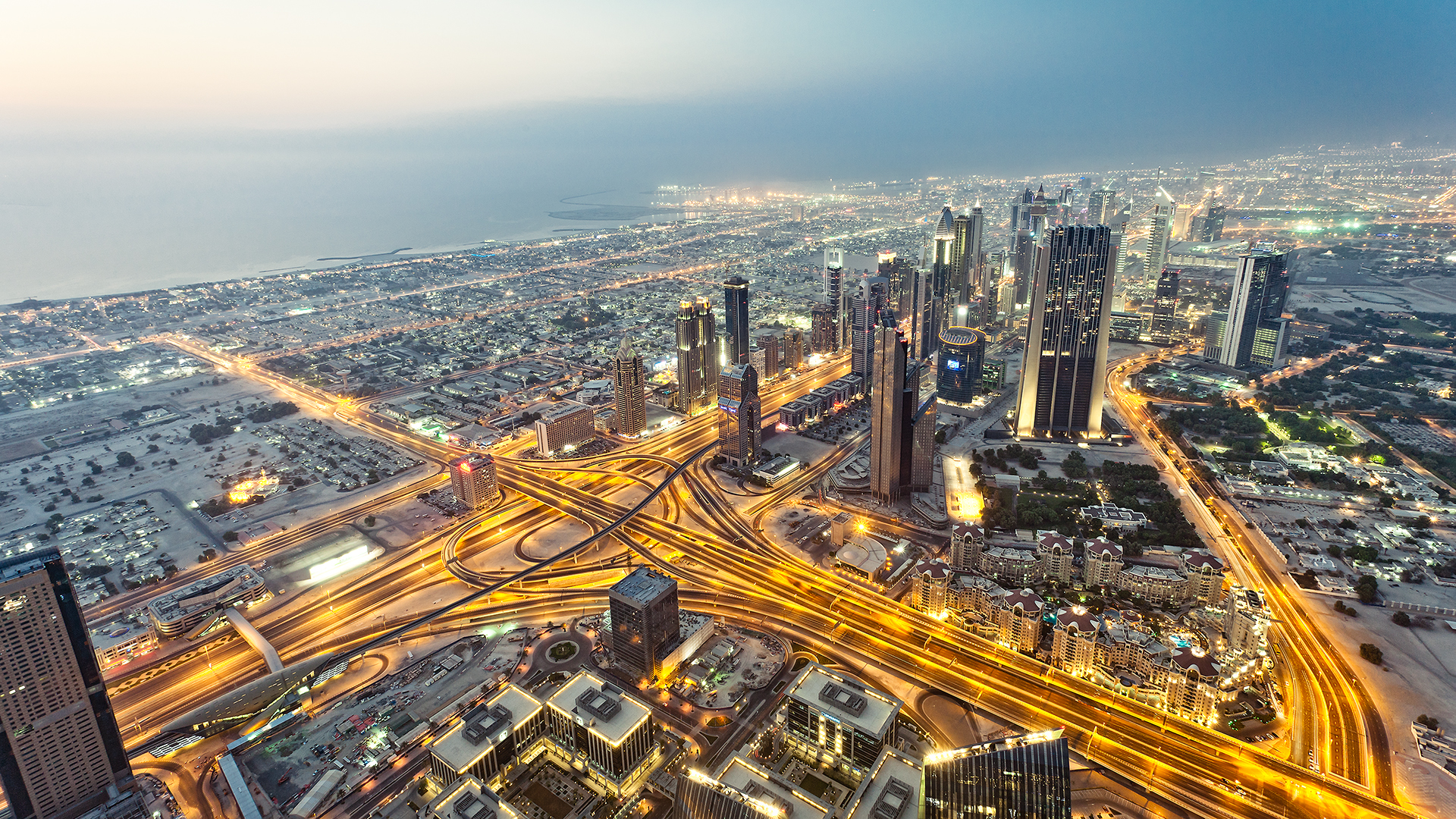 Cityscape at Dusk