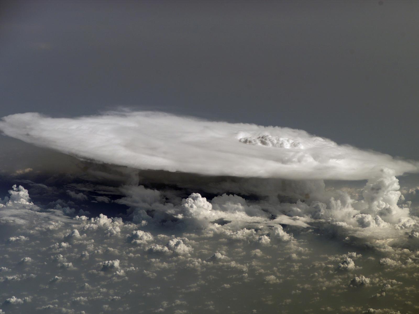 Massive Cloud Formation Over the Ocean
