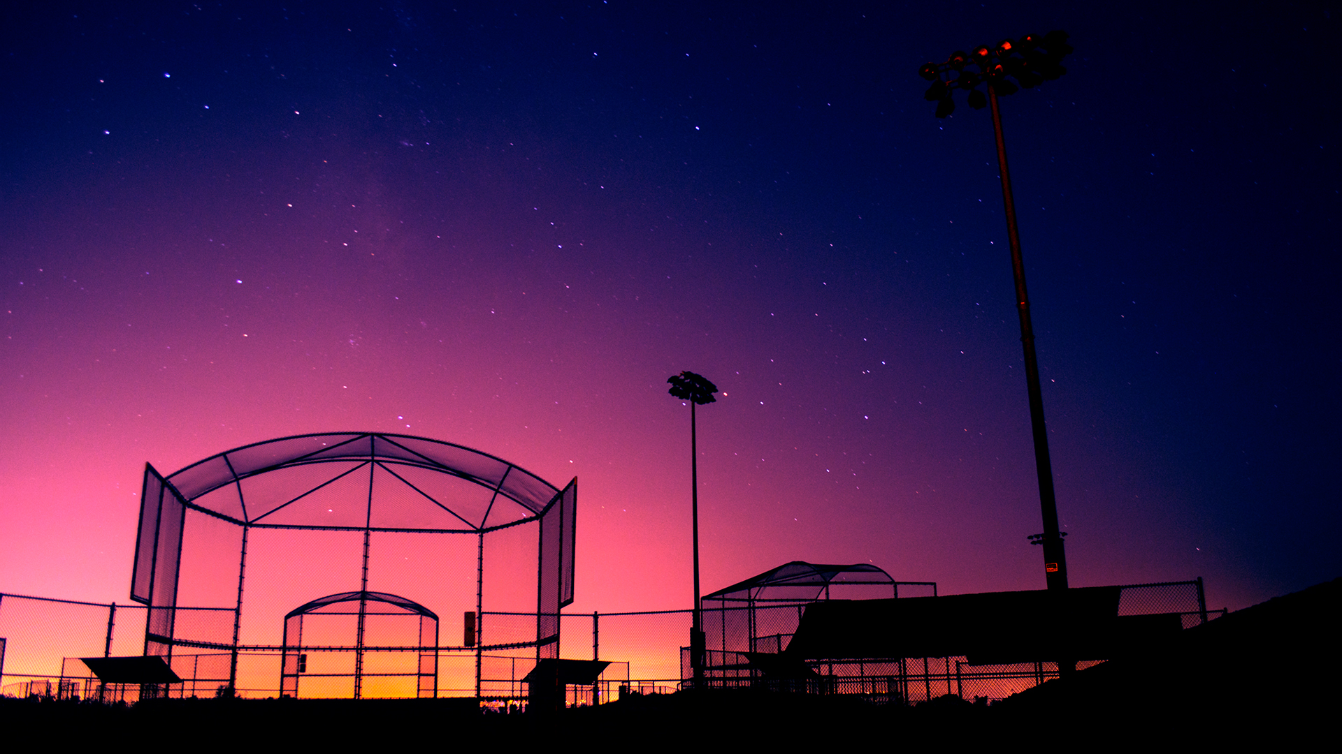 Twilight Baseball Field