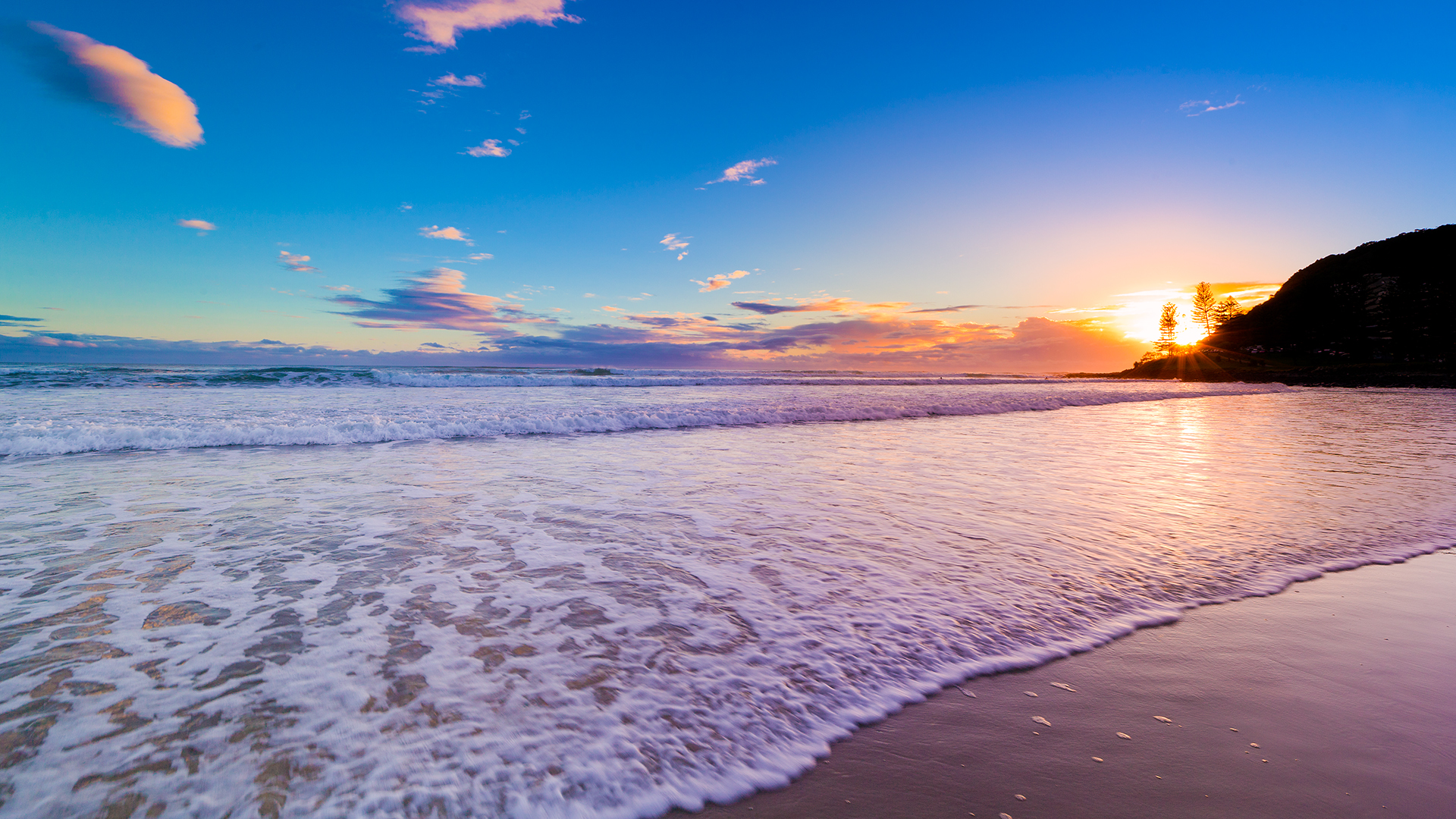 Tranquil Sunset at the Seaside