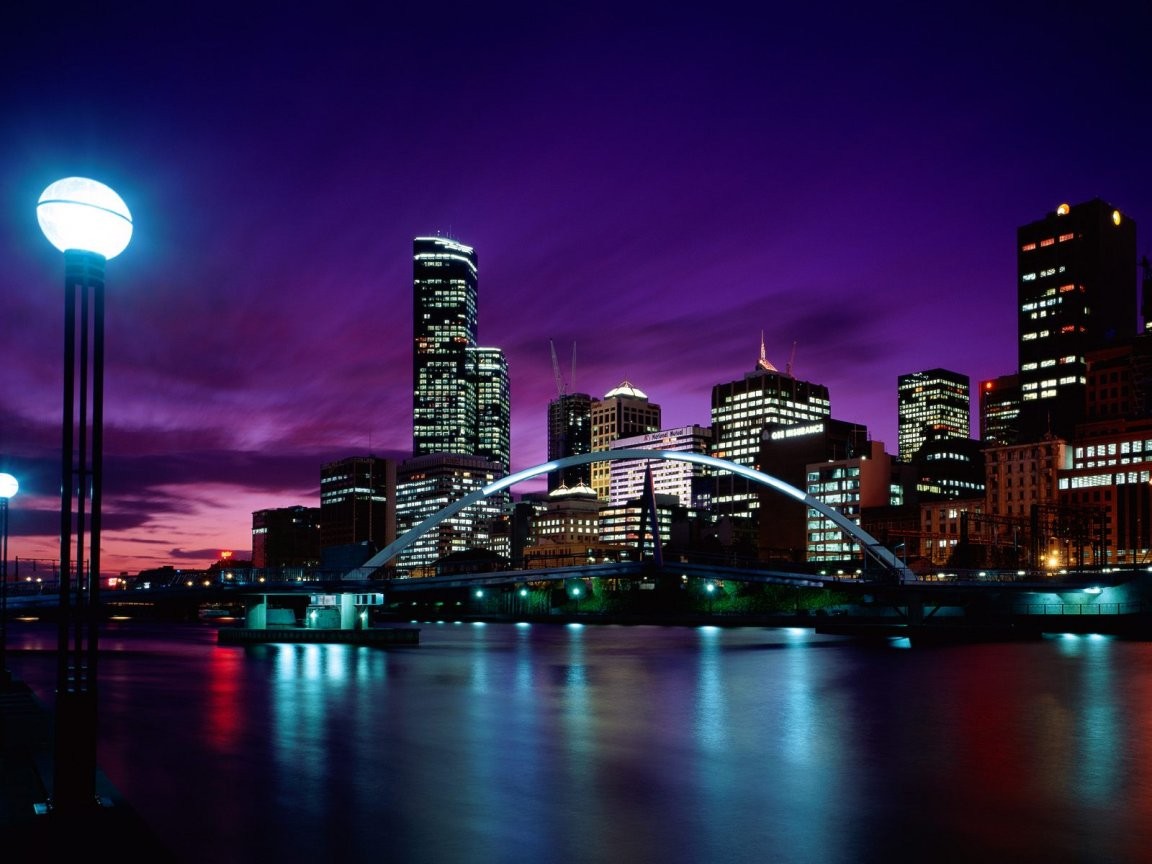 City Night Skyline